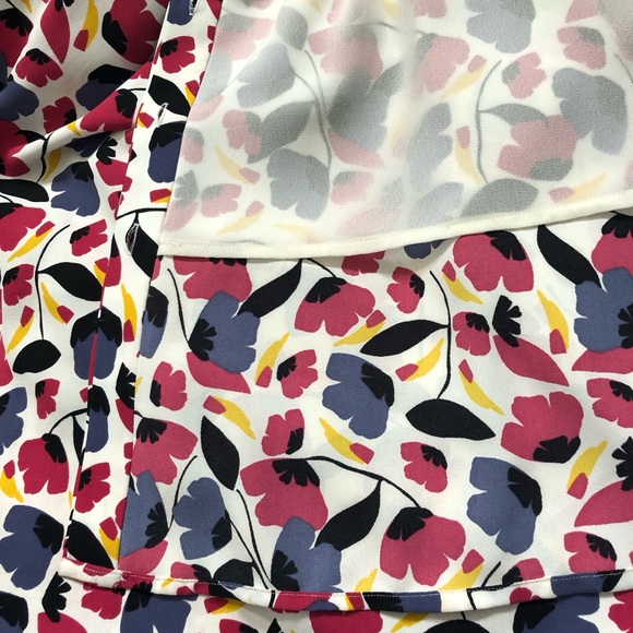 Anne Klein Slight High Low Lined Dress w/Hidden Button Down Front & Side Pockets - Picture 6 of 12